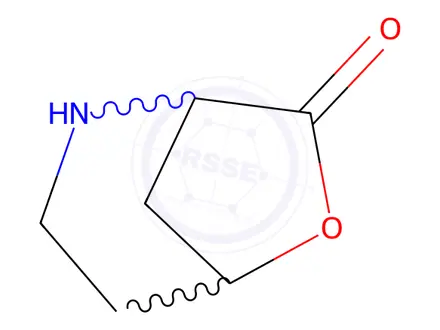Chemical structure of 6-Oxa-2-azabicyclo[3.2.1]octan-7-one