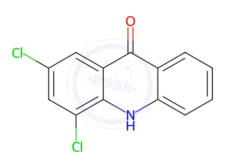 Chemical structure of 2,4-Dichloro-9(10H)-acridinone