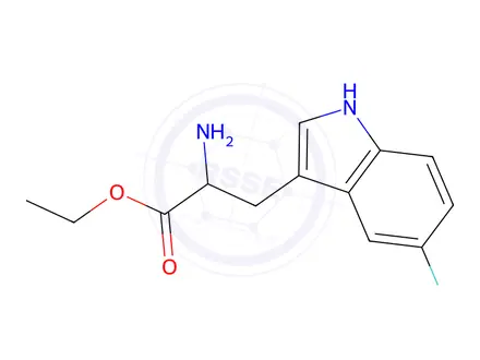 Chemical structure of 5-Fluoro-DL-tryptophan Ethyl Ester