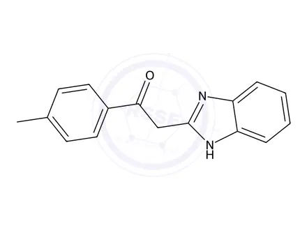 Chemical structure of 2-(1H-Benzoimidazol-2-yl)-1-p-tolyl-ethanone