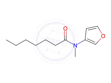 Chemical structure of N-(Furan-3-yl)-N-methylheptanamide