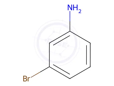 Chemical structure of 3-Bromoaniline