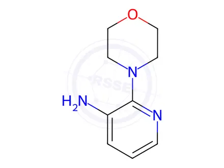 Chemical structure of 2-Morpholino-3-pyridinamine