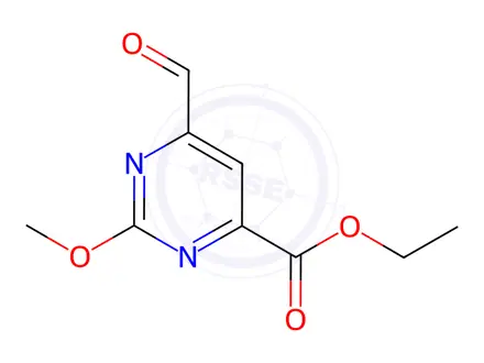 Chemical structure of Ethyl 6-formyl-2-methoxypyrimidine-4-carboxylate