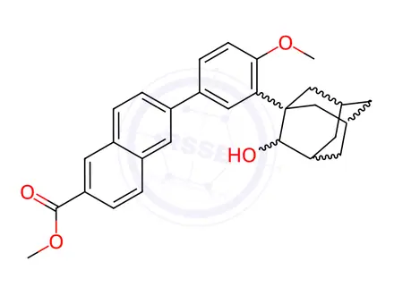 Chemical structure of Adapalene Impurity 9