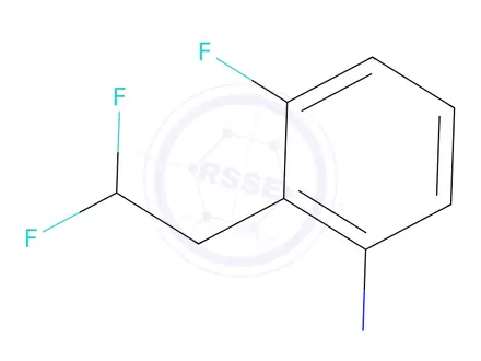 Chemical structure of 2-(2,2-Difluoroethyl)-3-fluoroaniline