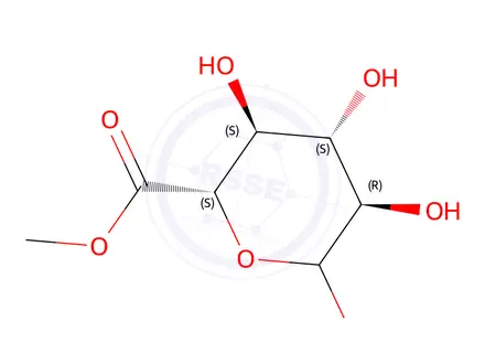 Chemical structure of D-Glucopyranuronic Acid Methyl Ester