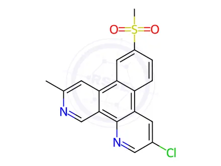 Chemical structure of 5,14-Dehydro Etoricoxib