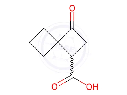 Chemical structure of 3-Oxospiro[3.3]Heptane-1-carboxylic acid