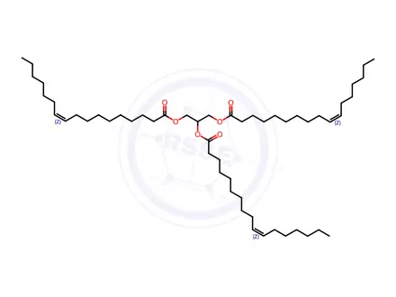 Chemical structure of Triheptadecenoin