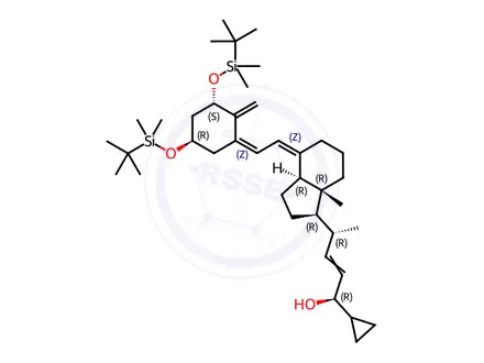 Chemical structure of Alpha hydroxy Calcipotriol EP Impurity F