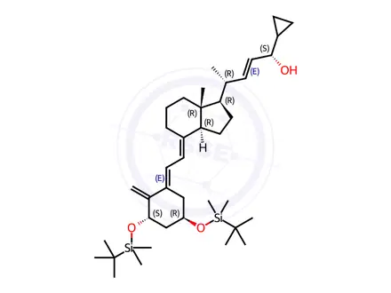 Chemical structure of Bis-TBDMS-trans-calcipotriol