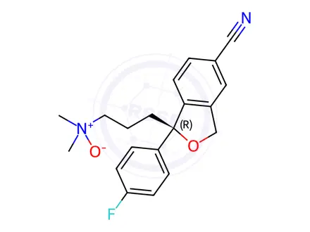 Chemical structure of (R)-Citalopram N-Oxide