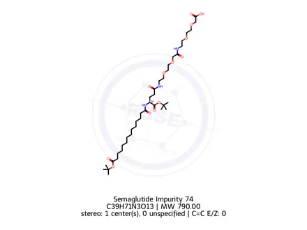 Chemical structure of Semaglutide impurity 73