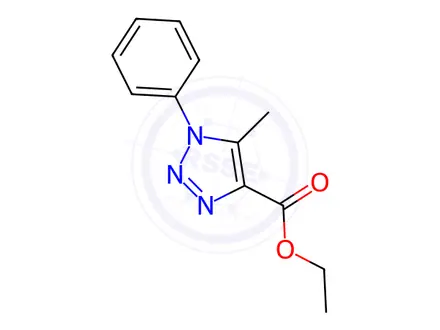 Chemical structure of Ethyl 5-methyl-1-phenyl-1H-1,2,3-triazole-4-carboxylate