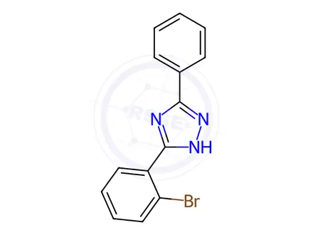 Chemical structure of 5-(2-Bromophenyl)-3-phenyl-1H-1,2,4-triazole