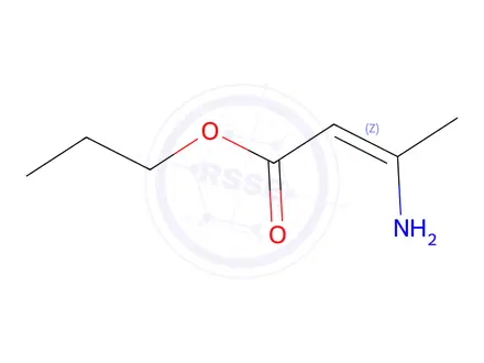 Chemical structure of Propyl 3-Aminobut-2-Enoate