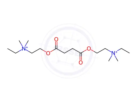 Chemical structure of suxethonium bromide