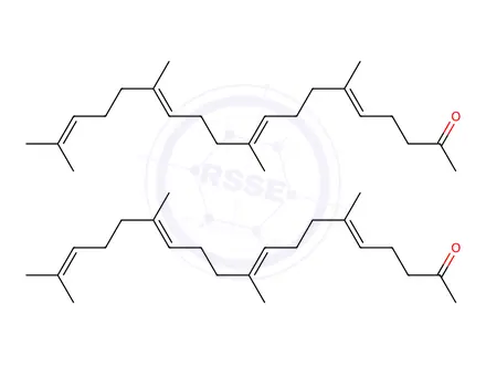 Chemical structure of All trans-Teprenone