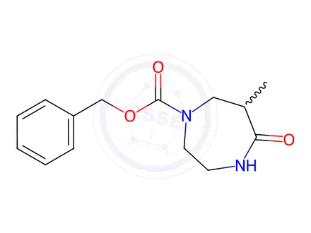 Chemical structure of Benzyl 6-methyl-5-oxo-1,4-diazepane-1-carboxylate