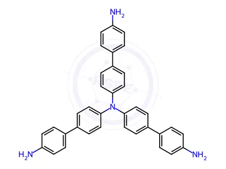 Chemical structure of N4,N4-Bis(4'-amino-[1,1'-biphenyl]-4-yl)-[1,1'-biphenyl]-4,4'-diamine