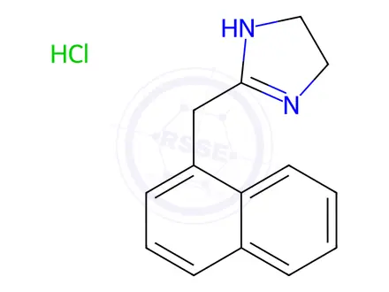 Chemical structure of Naphazoline hydrochloride