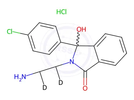 Chemical structure of Mazindol Impurity 2-d4