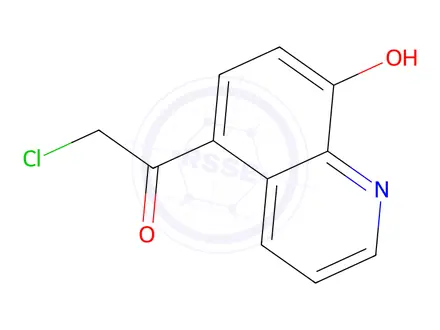 Chemical structure of 2-Chloro-1-(8-hydroxyquinolin-5-yl)ethanone