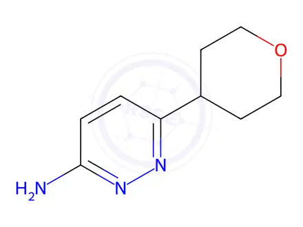 Chemical structure of 6-(Oxan-4-yl)pyridazin-3-amine