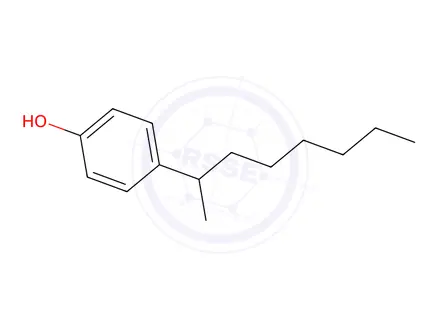 Chemical structure of (1-methylheptyl)phenol