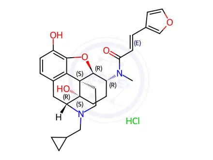 Chemical structure of Nalfurafine Hydrochloride