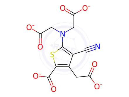 Chemical structure of Strontium Ranelate