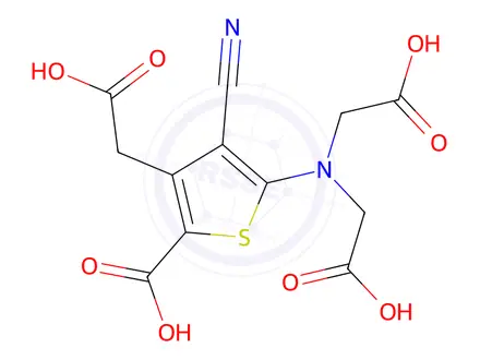 Chemical structure of Ranelic Acid