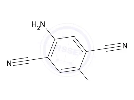 Chemical structure of 2,5-Diaminoterephthalonitrile