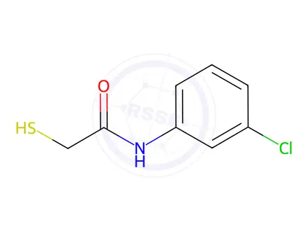 Chemical structure of N-(3-Chlorophenyl)-2-mercaptoacetamide