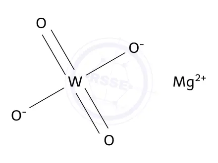 Chemical structure of Magnesium tungstate