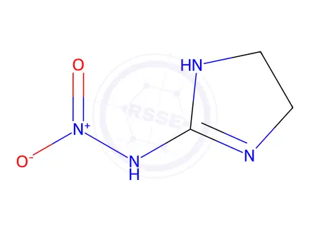 Chemical structure of 2-Nitroamino-2-imidazoline