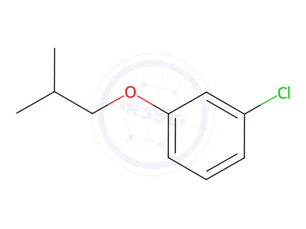 Chemical structure of Benzene, 1-chloro-3-(2-methylpropoxy)-