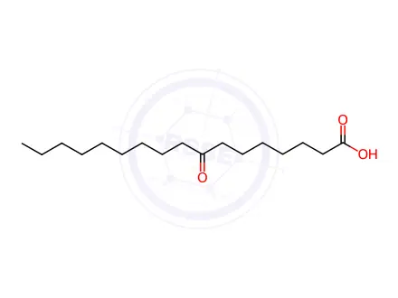 Chemical structure of 8-Oxoheptadecanoic acid