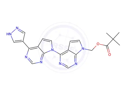 Chemical structure of Baricitinib Impurity 140
