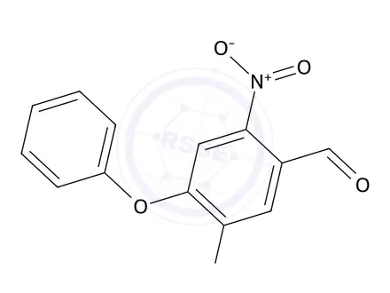 Chemical structure of 5-Methoxy-2-nitro-4-phenoxybenzaldehyde