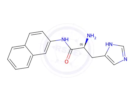 Chemical structure of H-His-βNA