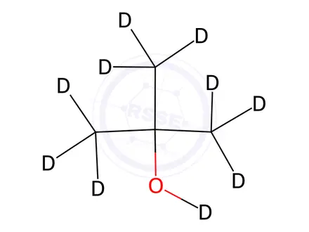 Chemical structure of Tert-butanol-d10
