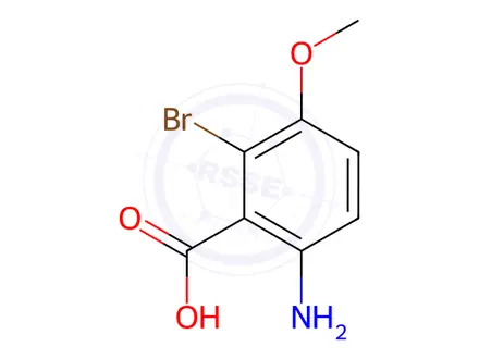 Chemical structure of 6-Amino-2-bromo-3-methoxybenzoic acid