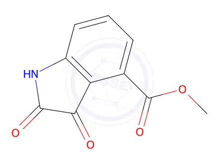 Chemical structure of METHYL 2,3-DIOXOINDOLINE-4-CARBOXYLATE