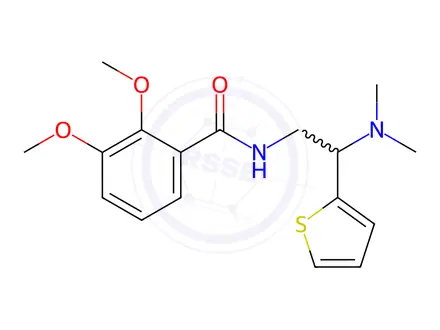 Chemical structure of N-(2-(Dimethylamino)-2-(thiophen-2-yl)ethyl)-2,3-dimethoxybenzamide