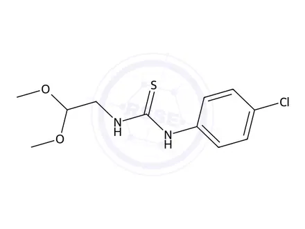 Chemical structure of 1-(4-Chlorophenyl)-3-(2,2-dimethoxyethyl)thiourea