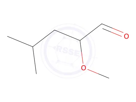 Chemical structure of 2-Methoxy-4-methylpentanal