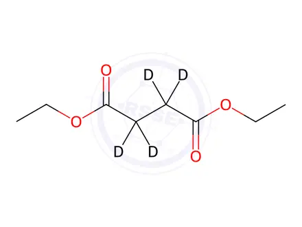Chemical structure of Diethyl succinate-2,2,3,3-d4