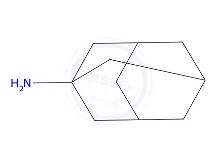 Chemical structure of 1-AMINOADAMANTANE-N,N-D2